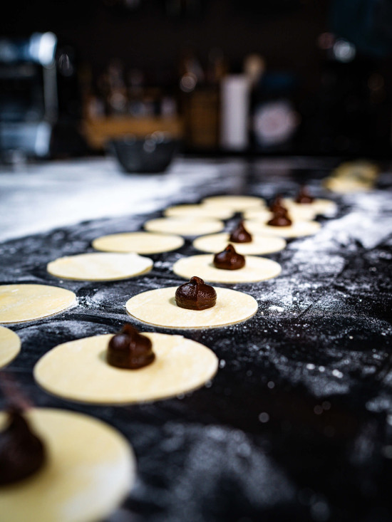Saisonale Gerichte aus der Loftküche - Ravioli mit Birne - vegetarisch und gut
